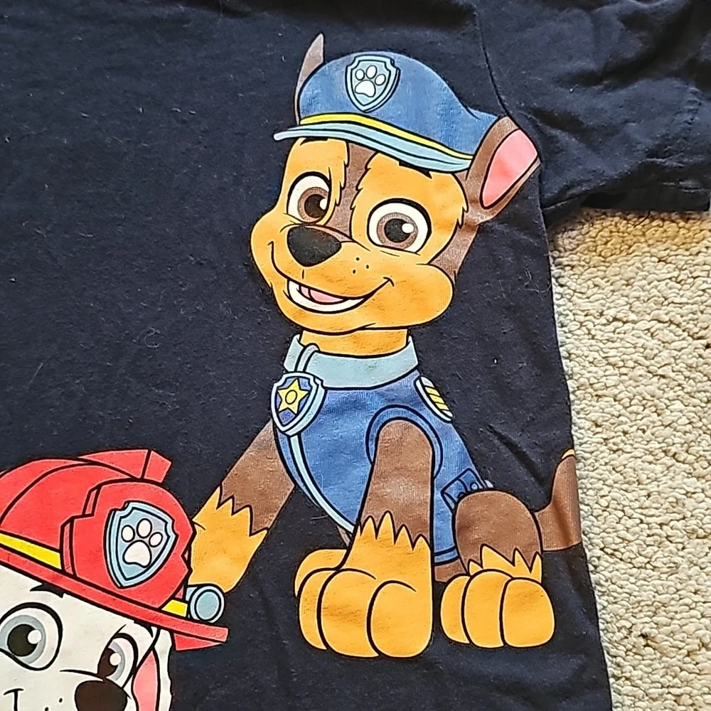 Toddler Boy Paw Patrol Shirt Sleeve T-Shirt Size 4T - Picture 3 of 6
